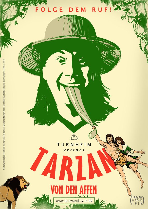 Plakat TURNHEIM VERTONT TARZAN