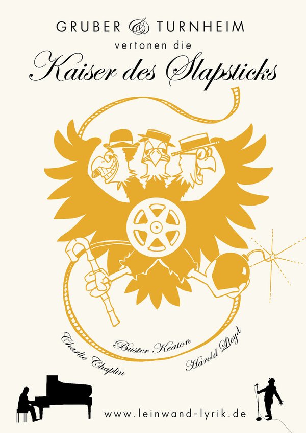 Plakat GRUBER & TURNHEIM: KAISER DES SLAPSTICKS - DIN A1